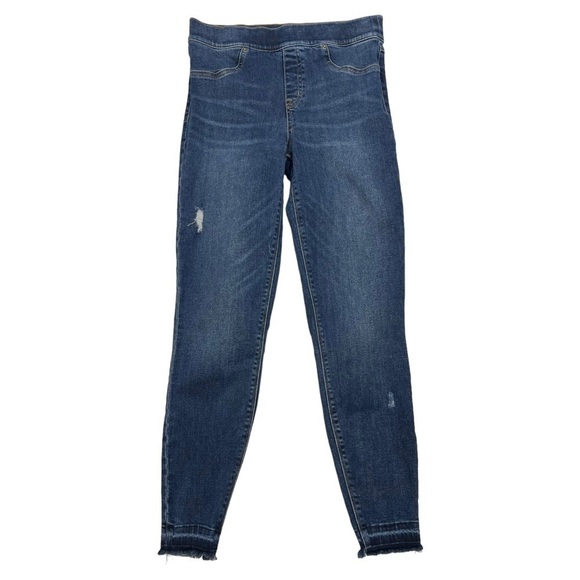Spanx Ankle Skinny Jeans Medium Wash Size M - Picture 3 of 10